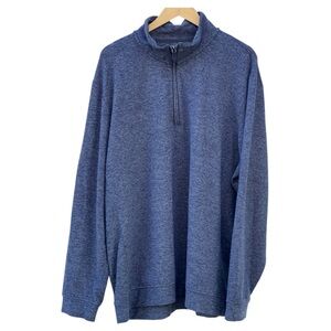 Vineyard Vines Men's  XXL Blue  1/4 Zip Long sleeve Soft Pullover Shirt‎